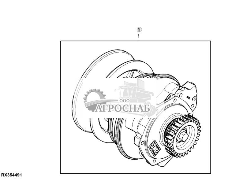 Fan Drive, Driver Assembly, Variable Speed, 9.0 L Engine - ST937650 357.jpg